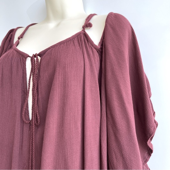 Sans Souci Gauzy Boho Top Size Large - Picture 5 of 7